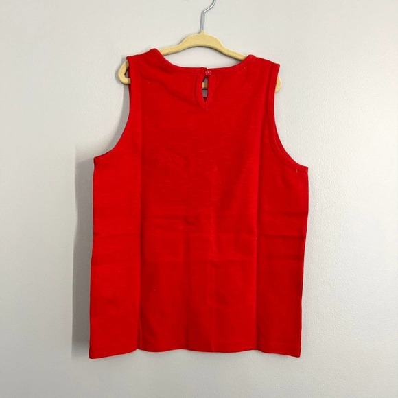 Mini Boden Red Flutter Heart Applique Tank Top size 9-10 years New without tags - Picture 5 of 7